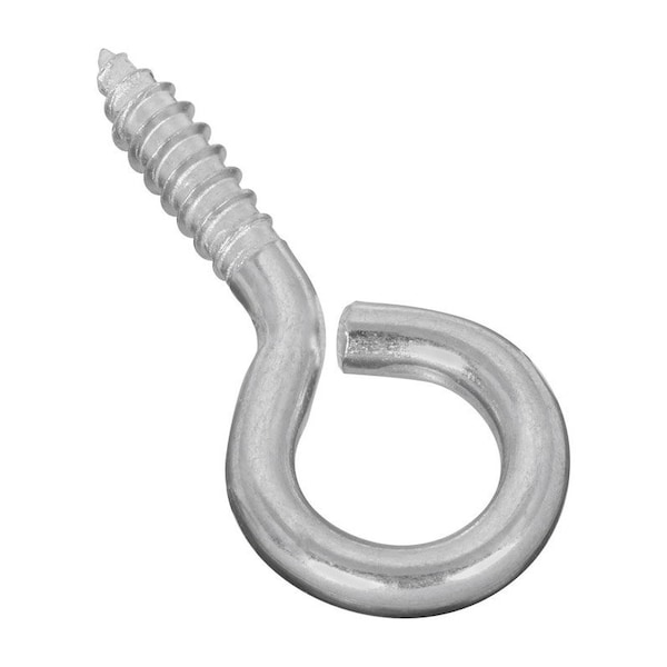National Hardware 0.26 in. D X 2-5/8 in. L Zinc-Plated Steel Screw Eye 115 lb. cap. 1 pk N220-434 - main